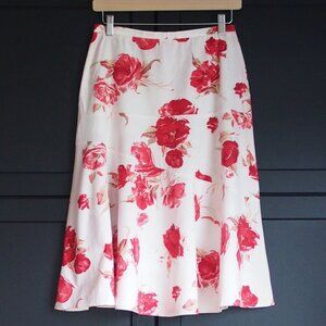 Studio Jax | Cotton Floral Midi Skirt